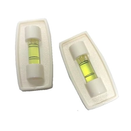 Us Hardware 2PK BLK Stick On Level RV-669C